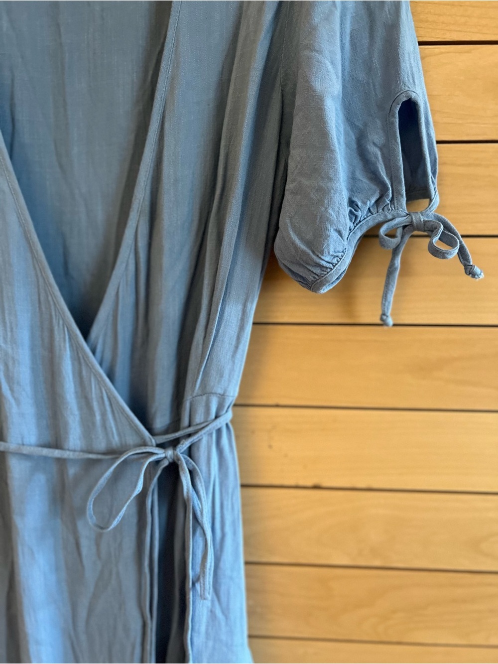 Christy Dawn Blue Wrap Dress - Picture 4 of 14